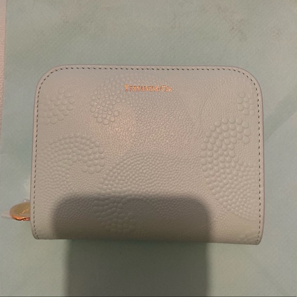 Tiffany & Co. Handbags - Tiffany&Co. Embossed leather, zippered wallet